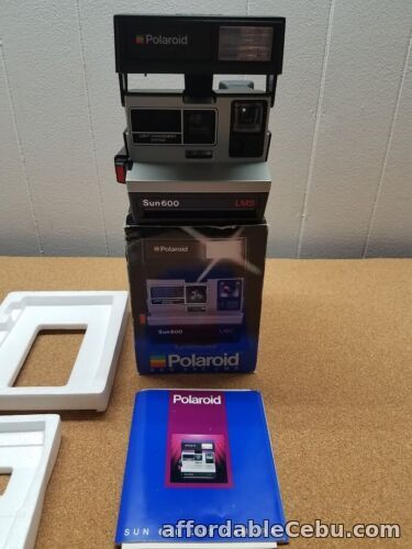 1st picture of NEW VINTAGE POLAROID 600 LAND CAMERA - SUN LMS INSTANT CAMERA WITH BOX NOS For Sale in Cebu, Philippines