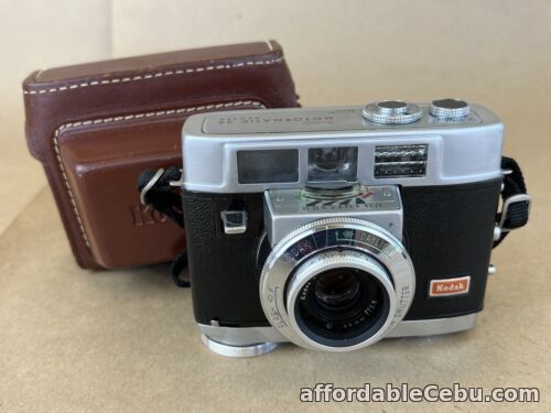 1st picture of Kodak Motormatic 35 Vintage Film Camera W/ 44mm 2.8 & Leather Case For Sale in Cebu, Philippines