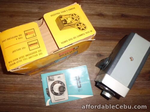1st picture of Vintage Kodak Brownie 8mm Movie  f/2.7 Camera w/ Box & Brochure For Sale in Cebu, Philippines