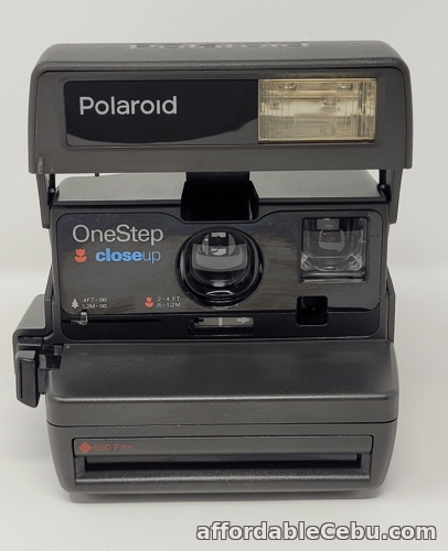 1st picture of Polaroid Black OneStep Close Up 600 Auto Focus Instant Film Camera Vintage For Sale in Cebu, Philippines