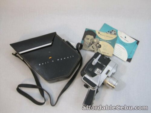 1st picture of Bell & Howell Director Series 8mm Movie Camera Model 416 w/ leather case For Sale in Cebu, Philippines