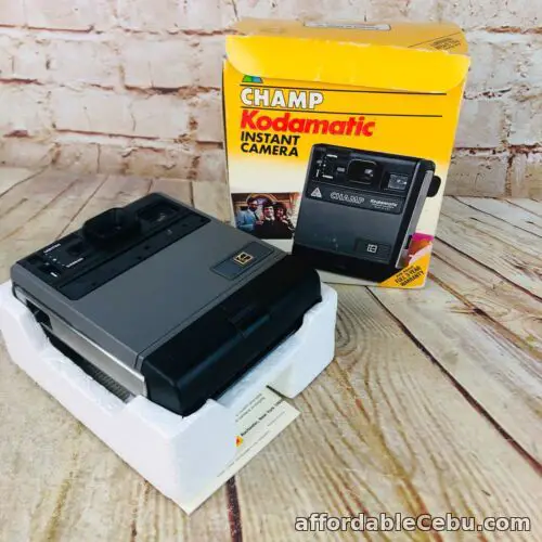 1st picture of VINTAGE 1982 KODAK CHAMP KODAMATIC INSTANT CAMERA w box & instructions untested For Sale in Cebu, Philippines