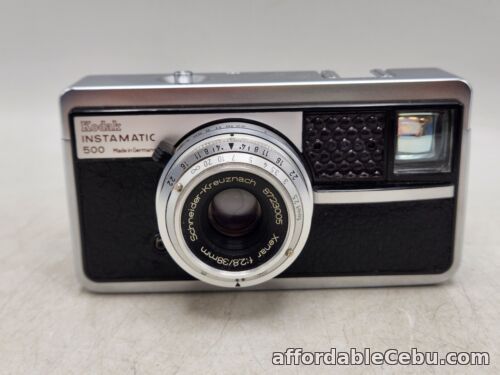 1st picture of Vintage Kodak Instamatic 500 126 Film Camera Schneider 38mm F2.8 - Germany For Sale in Cebu, Philippines