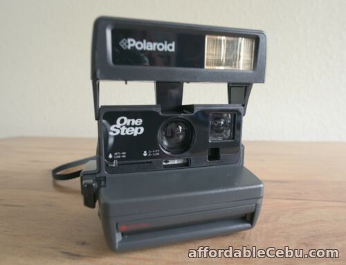 1st picture of Vintage Polaroid One Step 600 Instant Film Photo Camera Black EUC Tested For Sale in Cebu, Philippines