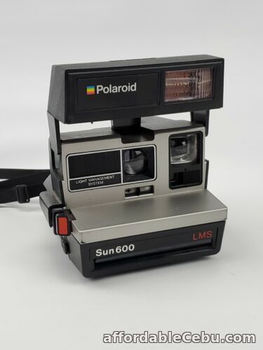 1st picture of Vintage Polaroid Sun 600 Instant Camera LMS Light Management System Black For Sale in Cebu, Philippines