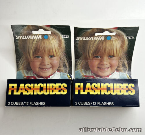 1st picture of Vintage Sylvania Flashcubes 3 Cubes 12 Flashes / NEW For Sale in Cebu, Philippines
