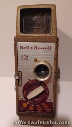 1st picture of 1954 Vintage Bell & Howell Two Fifty Two 252 8mm Film Movie Camera Camcorder For Sale in Cebu, Philippines