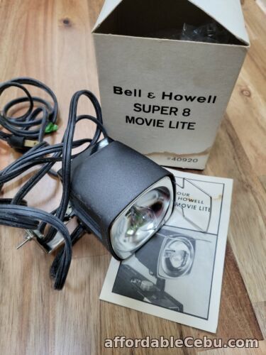 1st picture of Vintage Bell & Howell Super 8 Movie Camera Lite Light 46920 w Box & Instructions For Sale in Cebu, Philippines