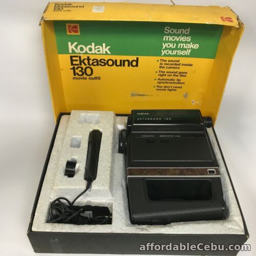 1st picture of VINTAGE Kodak Ektasound 130 MOVIE Outfit VIDEO Camera MANUAL Sold AS -IS For Sale in Cebu, Philippines