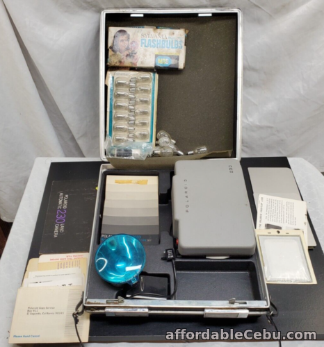 1st picture of Vintage -Polaroid Land Camera Automatic 230, Film, Case, Flash, Bulbs, Etc -READ For Sale in Cebu, Philippines