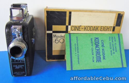 1st picture of Vintage Cine-Kodak Eight Model 60 in Original Box For Sale in Cebu, Philippines