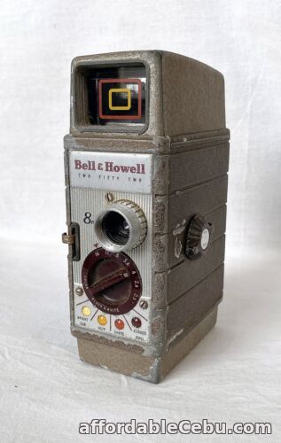 1st picture of Vintage Bell & Howell "TWO FIFTY TWO" 8mm Movie Film Camera (1950) For Sale in Cebu, Philippines