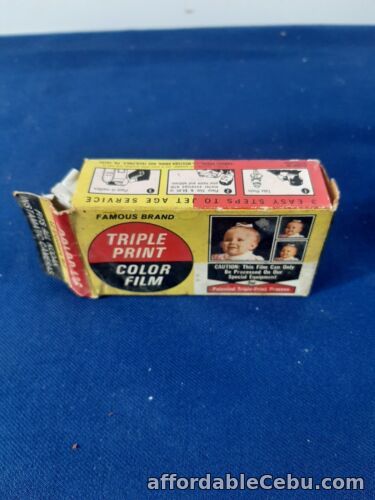 1st picture of Vintage Triple Print Color Film Color 126 12 Exposure Roll Photography For Sale in Cebu, Philippines