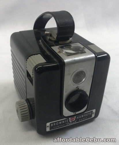1st picture of Vintage 1950s Kodak Brownie Hawkeye Flash Model Camera - 620 Film Camera￼ For Sale in Cebu, Philippines