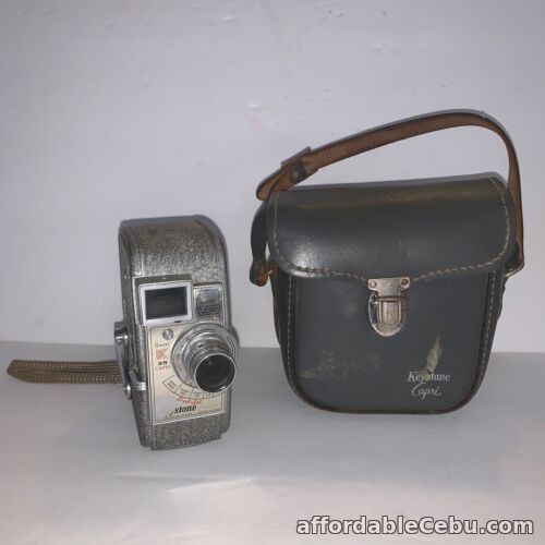 1st picture of Vintage Keystone Capri 8 Mm Camera With Case For Parts Only Untested E11 For Sale in Cebu, Philippines