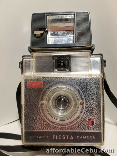 1st picture of Vintage Kodak Brownie Fiesta Camera With  Flash For Sale in Cebu, Philippines