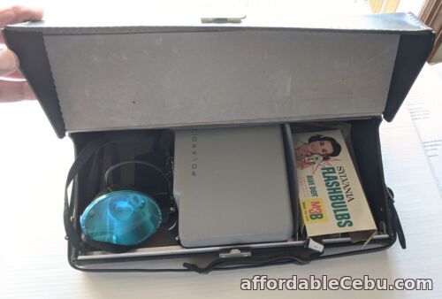 1st picture of Vintage Polaroid Land Camera Automatic 103 with  Carry Case  and Flash Photo For Sale in Cebu, Philippines