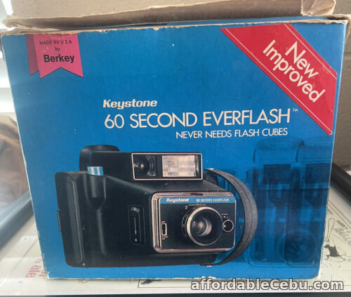 1st picture of Keystone 60 Second Everflash Camera with Original Box and Manuals made by Berkey For Sale in Cebu, Philippines
