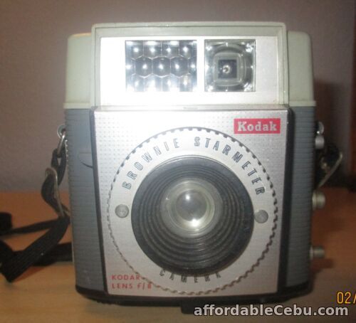 1st picture of Vintage Kodak Brownie Starmeter collectible awesome flash camera Lens f/8 For Sale in Cebu, Philippines