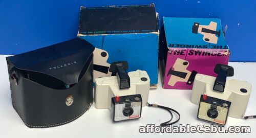 1st picture of 2 Vintage 1965 Polaroid Swinger Model 20 Land Camera For Sale in Cebu, Philippines