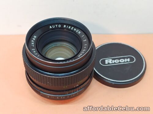 1st picture of Ricoh Rikenon 50mm 1:2 Manual Focus Lens M42 Mount #100826 For Sale in Cebu, Philippines
