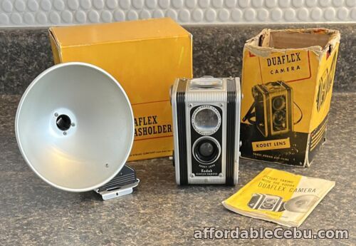 1st picture of Vintage Kodak Duraflex Film Camera w/ Manual, Flashholder, Original Boxes For Sale in Cebu, Philippines