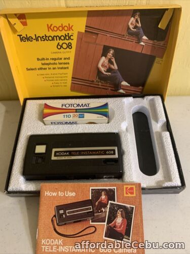 1st picture of 1974 Kodak Tele-Instamatic 608 Camera Outfit in Original Box For Sale in Cebu, Philippines