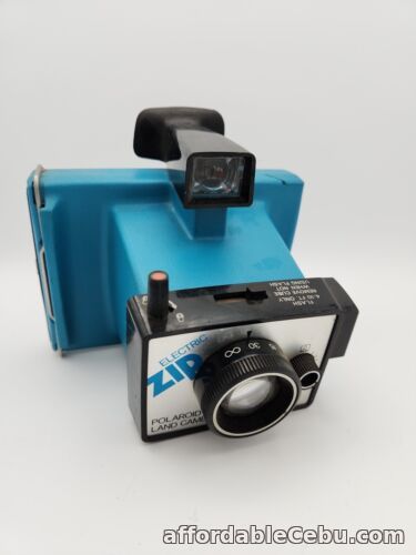 1st picture of VINTAGE Polaroid Electric Zip Land Instant Film Camera BLUE UNTESTED For Sale in Cebu, Philippines