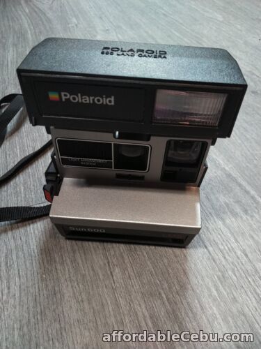 1st picture of VINTAGE Polaroid Sun 600 LMS POINT &SHOOT Instant Film Camera w/ Strap For Sale in Cebu, Philippines