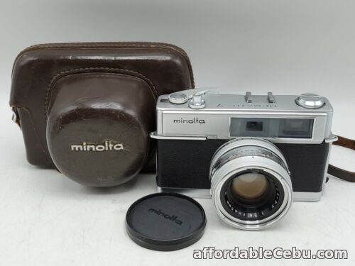 1st picture of Vintage Minolta Hi-Matic 7 35mm Rangefinder Film Camera *READ No Shutter* For Sale in Cebu, Philippines