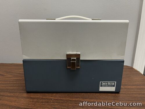 1st picture of Vintage Smith-Victor 8mm 7" Metal Film Reel / Canister Storage Case Crate For Sale in Cebu, Philippines