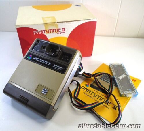 1st picture of Vtg Kodak Kodamatic Partytime 2 Instant Camera w/ Box & Manual HS144-10 USA For Sale in Cebu, Philippines