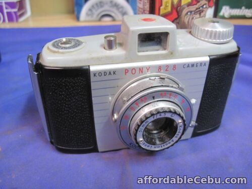 1st picture of KODAK PONY 828  1949 -1949 CAMERA AND STRAP 828 FILM VINTAGE ORIGINAL For Sale in Cebu, Philippines