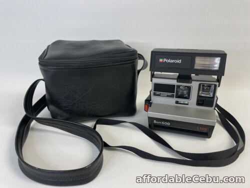 1st picture of Polaroid Sun 600 LMS Instant Film Camera w Box Strap Case Untested Vintage Mint! For Sale in Cebu, Philippines
