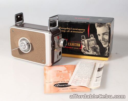 1st picture of MOVIE CAMERA BROWNIE ART DECO IN ORIGINAL BOX WITH MANUAL For Sale in Cebu, Philippines