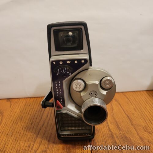 1st picture of Untested Vintage SEARS Tower TRI TRIPLE LENS 8mm Movie Camera 584.91891 For Sale in Cebu, Philippines