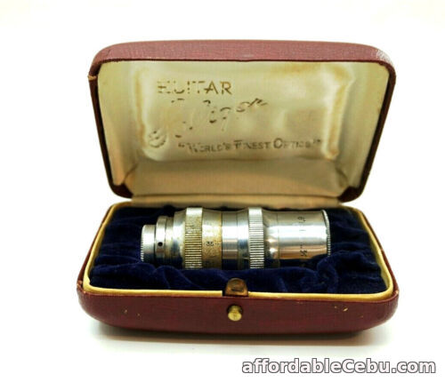 1st picture of Vintage ELITAR SOLIGOR F=1 1/2" 1:1.9 No 1016 8mm Movie Camera Lens with case For Sale in Cebu, Philippines