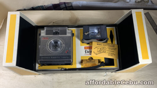 1st picture of 1960’s Vintage Brownie Fiesta Camera Outfit With Flash In Original Box No 181J For Sale in Cebu, Philippines