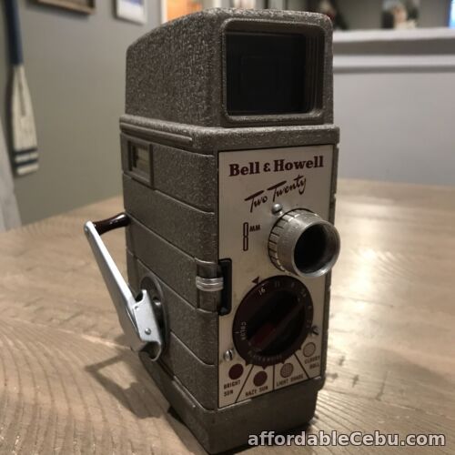 1st picture of Bell and Howell Two Twenty 8mm Movie film Camera Antique Vintage Untested For Sale in Cebu, Philippines