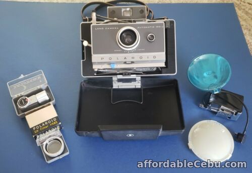 1st picture of VINTAGE POLAROID LAND CAMERA AUTO 100 WITH COVER, TIMER, FLASH, UV FILTER NICE For Sale in Cebu, Philippines