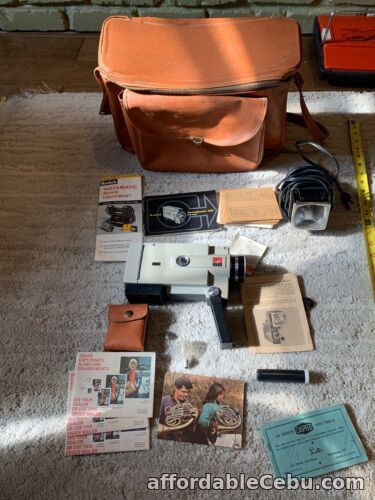 1st picture of KODAK Instamatic M6 Movie Camera , Movie Light , Hinson Leather Case VINTAGE For Sale in Cebu, Philippines