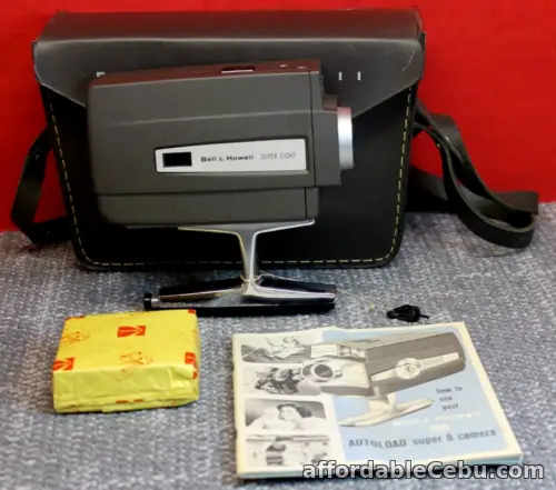 1st picture of Bell and Howell 306 autoload super 8 camera with paperwork and case For Sale in Cebu, Philippines