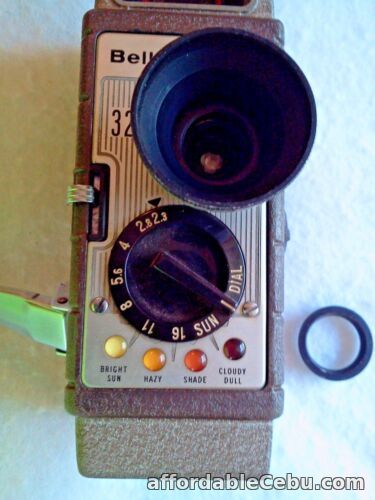 1st picture of VINTAGE BELL & HOWELL 323 MOVIE CAMERA with Leather case For Sale in Cebu, Philippines