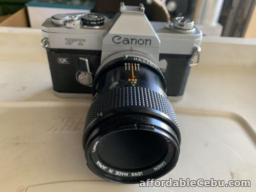 1st picture of Vintage Canon FT QL SLR 35mm Camera Body & 50mm lens For Sale in Cebu, Philippines