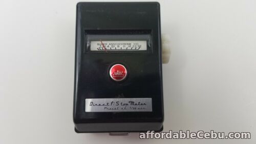1st picture of Vintage WALZ Direct F-Stop Light Meter For Camera With Case Japan AS IS P5 For Sale in Cebu, Philippines