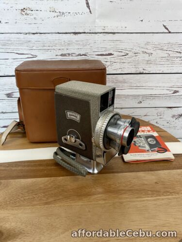 1st picture of Vintage DeJUR ELECTRA 8mm Camera (1950s) With Case And Instructions - Ephemera For Sale in Cebu, Philippines