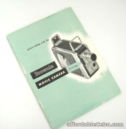 1st picture of Vintage Kodak Brownie Movie Camera Instruction Manual 1950s For Sale in Cebu, Philippines
