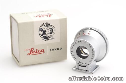 1st picture of Leitz Leica Sgvoo 12025 90mm 3 1/2in Bl Finder With Box (1674932692) For Sale in Cebu, Philippines