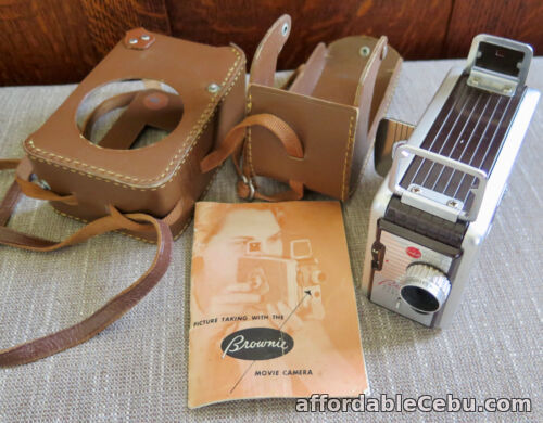 1st picture of VINTAGE Kodak Brownie Movie Camera II 8mm w/case and manual For Sale in Cebu, Philippines