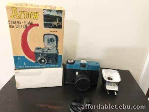 1st picture of Vintage Arrow Camera & Flash Original Box Untested 120 Film Camera ? Toy For Sale in Cebu, Philippines